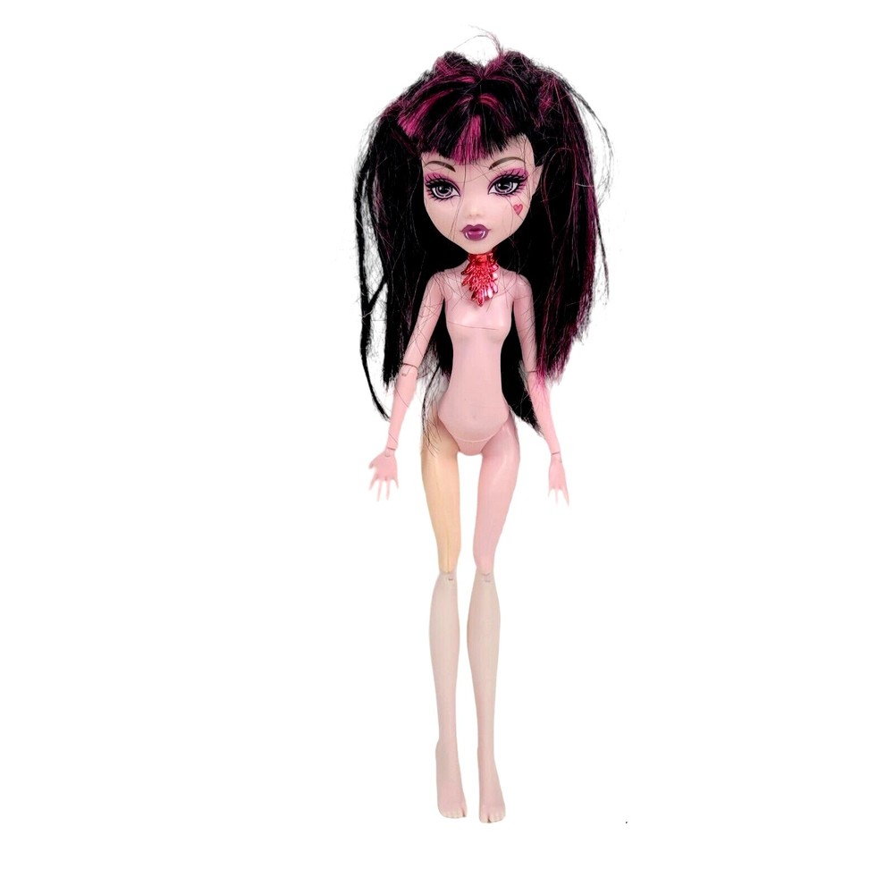 Monster High Doll Draculara Sweet 1600 Nude Non Elastic Hips w/ Necklace 2008